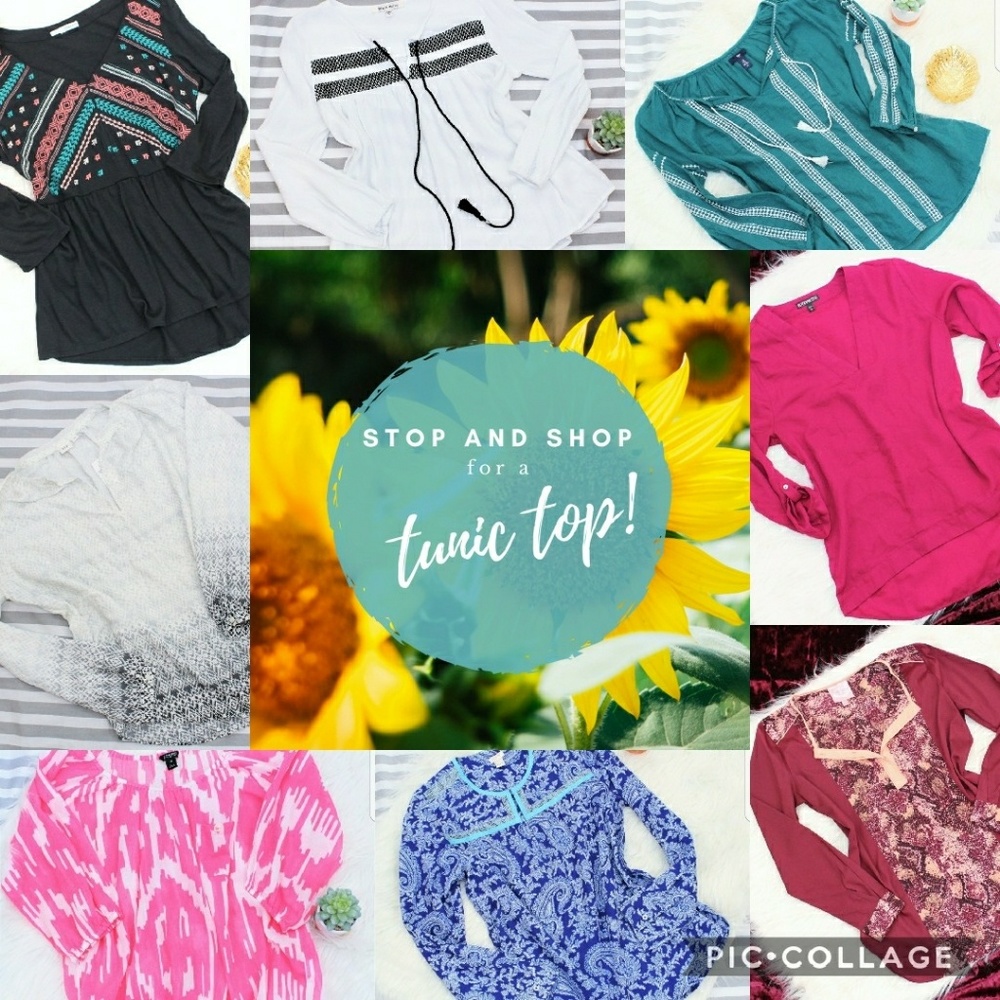 Easy breezy, tunic tops galore!